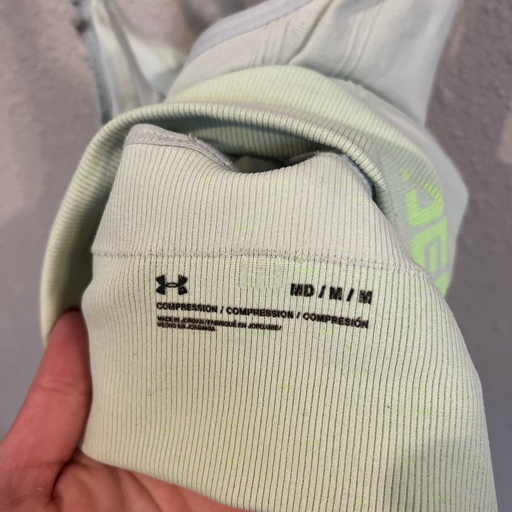 Under Armour Women's Lime Green Sports Bra - Picture 5 of 5